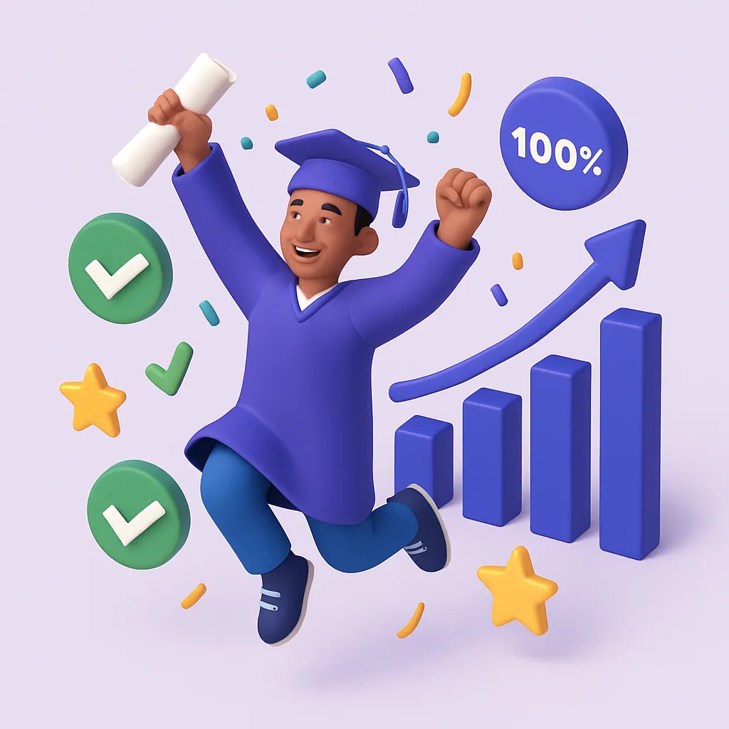 Slaag voor je examen met Stofje Premium